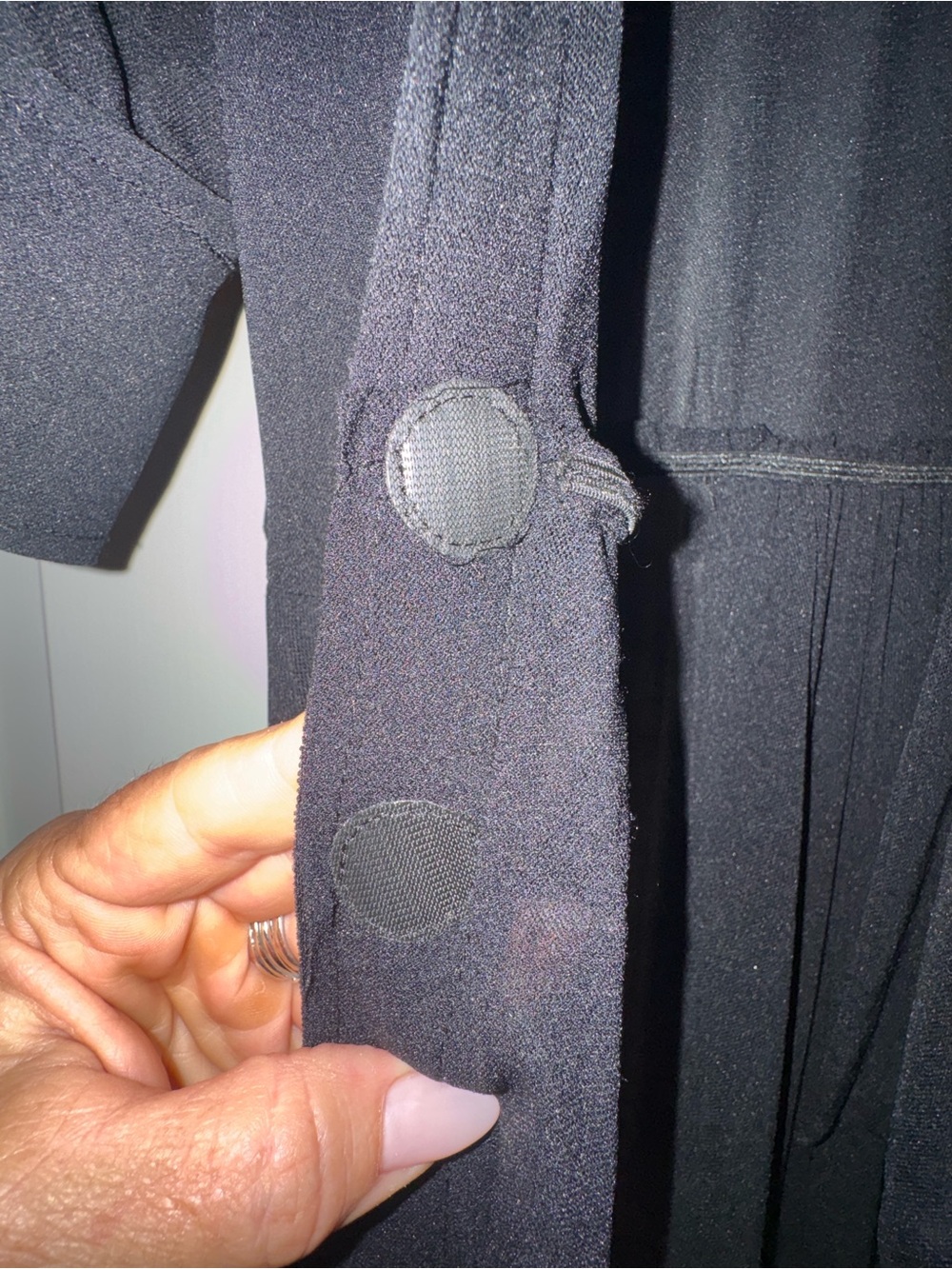 Norma Kamali Sheer Black Chiffon Duster Cardigan
3/4 sleeve - Picture 5 of 8